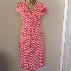 Boden red pullover casual dress size 6R